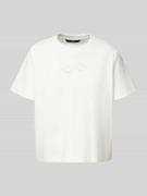 Oversized T-shirt van puur katoen, model 'SARA METTE'