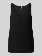 Top met broderie anglaise, model 'INGELA'