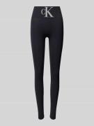 Skinny fit legging met logoprint