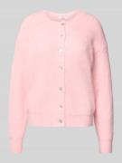 Gebreid jack met ronde hals, model 'NAOMI'