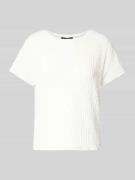T-shirt met structuurmotief