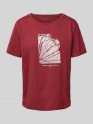 Regular fit T-shirt van puur katoen