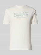 Regular fit T-shirt van puur katoen