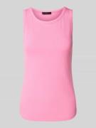 Tanktop met fijnrib