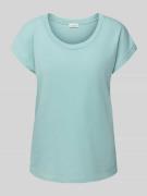 Regular fit T-shirt van puur katoen