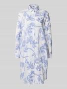 Overhemdjurk met platte kraag