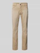 Straight fit jeans met contrastnaden, model 'Chuck'