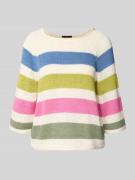 Gebreide pullover van katoenmix