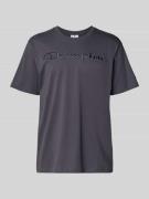 T-shirt met labelstitching, model 'ICONS'