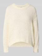 Gebreide pullover met ribboorden, model 'CALA'