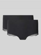 Broek met gehaakt kant, model 'Classic Cotton'