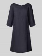 Knielange jurk van puur linnen