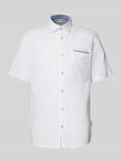 Regular fit vrijetijdsoverhemd van puur katoen
