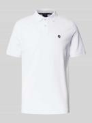 Regular fit poloshirt met logostitching