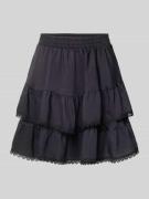 Minirok met gehaakt kant, model 'Boho'
