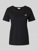 Regular fit T-shirt van puur katoen