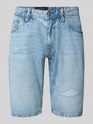 Korte slim fit jeans met 5-pocketmodel