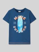 Regular fit T-shirt van puur katoen