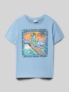 Regular fit T-shirt van puur katoen