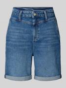 Relaxed fit korte jeans van katoenmix