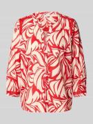 Regular fit blouse met 3/4-mouwen, model 'St44ephanie'