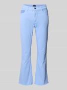 Regular fit jeans met franjes