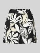 Relaxed fit korte broek van een mix van linnen en viscose
