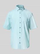 Comfort fit zakelijk overhemd met button-downkraag