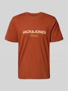 T-shirt met labelprint