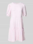 Regular fit vrijetijdsjurk met all-over motief, model 'NALA'