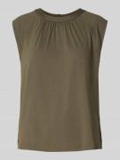 Top met plooien, model 'Iraffi'