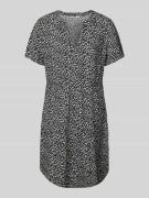 Loose fit vrijetijdsjurk van pure viscose, model 'ZALLY LIFE'