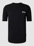T-shirt met labelprint