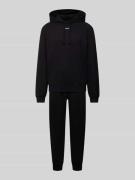 Set van hoodie en sweatpants met logoprint, model 'DapoDayote'