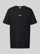 Regular fit T-shirt van katoenmix