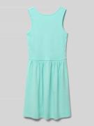 Getailleerde mini-jurk van katoenmix