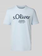 Regular fit T-shirt van puur katoen