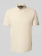 Regular fit poloshirt van katoenmix