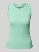 Tanktop in riblook, model 'OLINA'