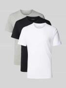 T-shirt met ronde hals in een set van 3 stuks