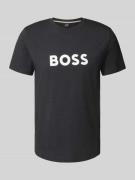 T-shirt met labelprint