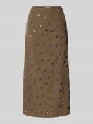 Wikkelrok met stitchings, model 'Salem'