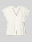 Loose fit blouse van een mix van viscose en linnen, model 'RIAN FLOREN...