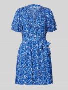 Getailleerde vrijetijdsjurk van pure viscose, model 'NOVA LIFE'