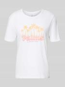 Regular fit T-shirt van puur katoen, model 'HENNY LIFE'