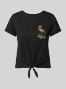 Regular fit T-shirt van puur katoen, model 'DORA'