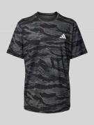 T-shirt met labelprint