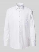 Modern fit zakelijk overhemd met kentkraag