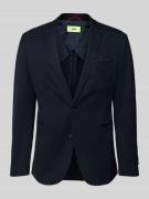 Slim fit 2-knoops colbert met paspelzakken, model 'Data'