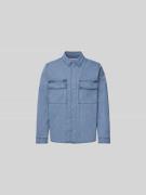 Regular fit vrijetijdsoverhemd met borstzak